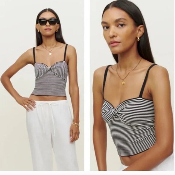 Reformation Lorenzo Organic Cotton Sweater Tank size L - Picture 8 of 8